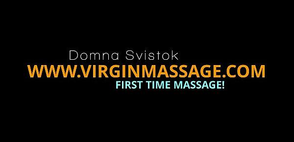  First time pussy massage for Domna